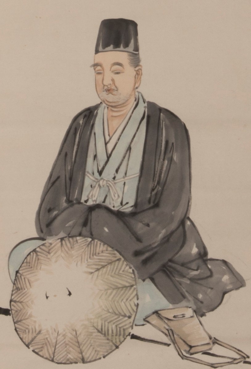 渡辺直堂筆「芭蕉像」（象潟郷土資料館蔵）